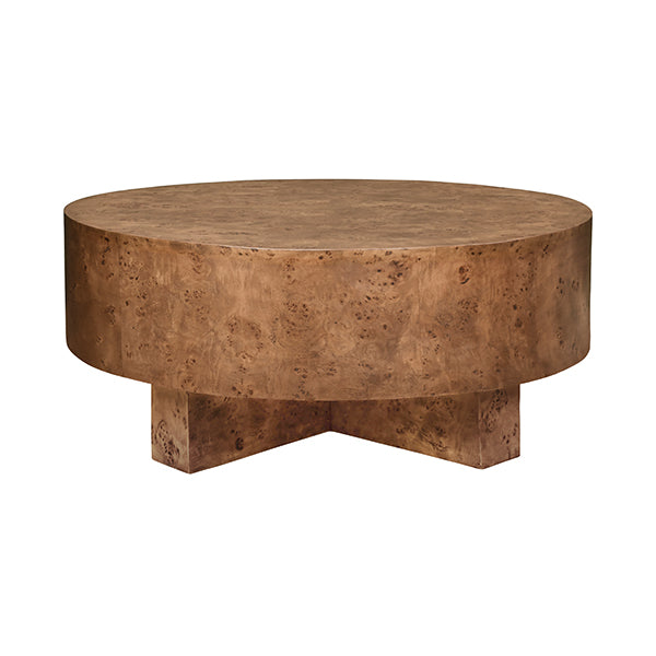 Oslo Coffee Table Dark Burl Wood