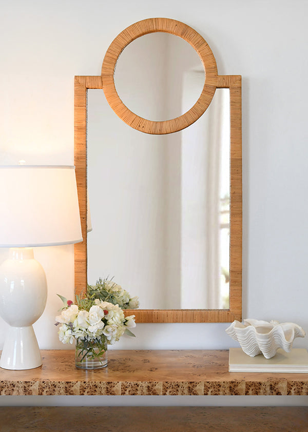Orlando Mirror - Rattan