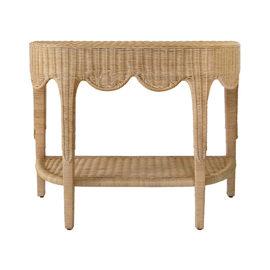 Paloma Console - Woven Rattan