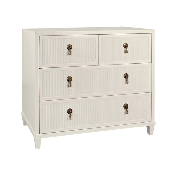 Pascal Chest Antique White Lacquer