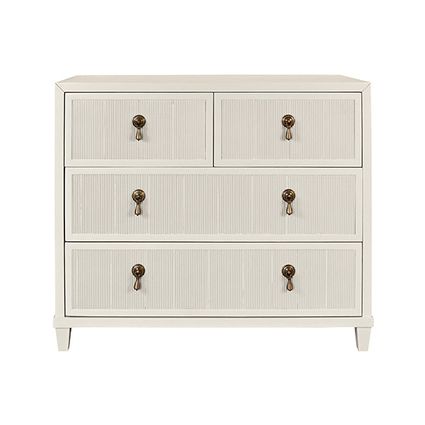 Pascal Chest Antique White Lacquer
