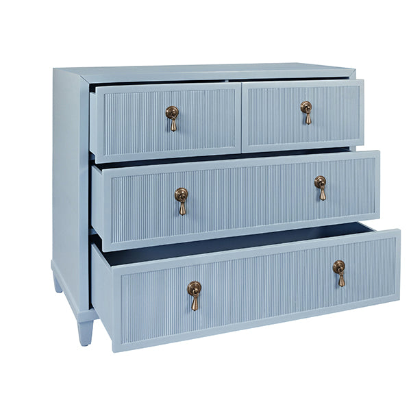Pascal Chest Light Blue Lacquer