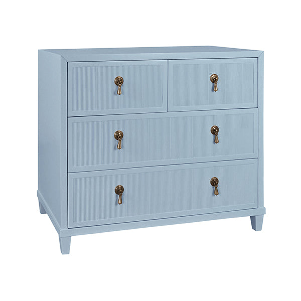 Pascal Chest Light Blue Lacquer