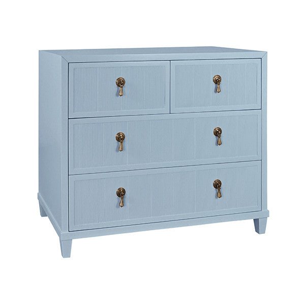 Pascal Chest Light Blue Lacquer