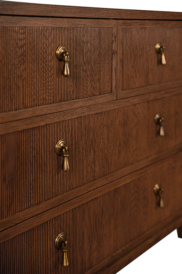Pascal Chest Provincial Brown Oak