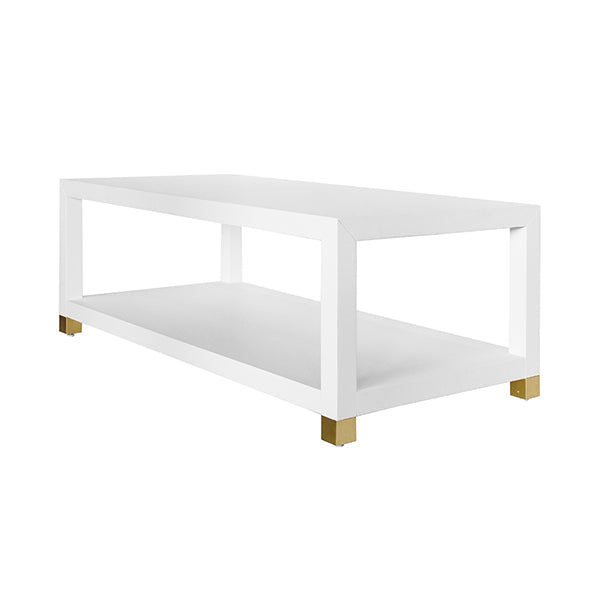 Patricia Coffee Table - White Lacquer