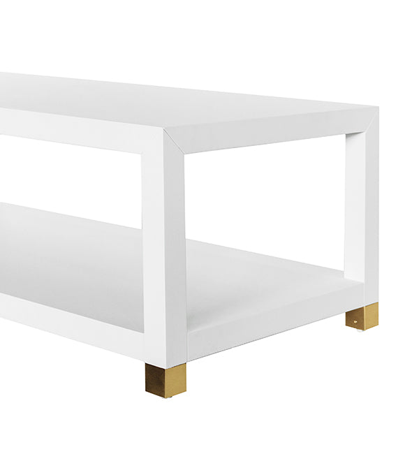 Patricia Coffee Table - White Lacquer