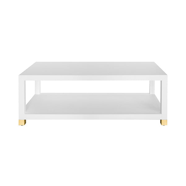 Patricia Coffee Table - White Lacquer