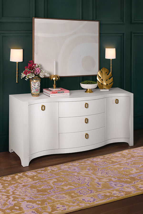 Paulina Cabinet - White Linen