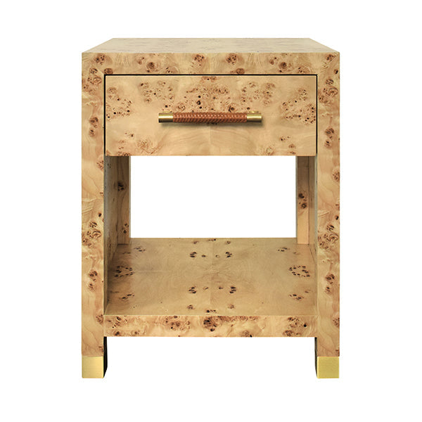 Pelham Side Table - Burl Wood
