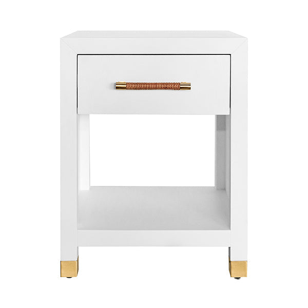 Pelham Side Table - White Lacquer