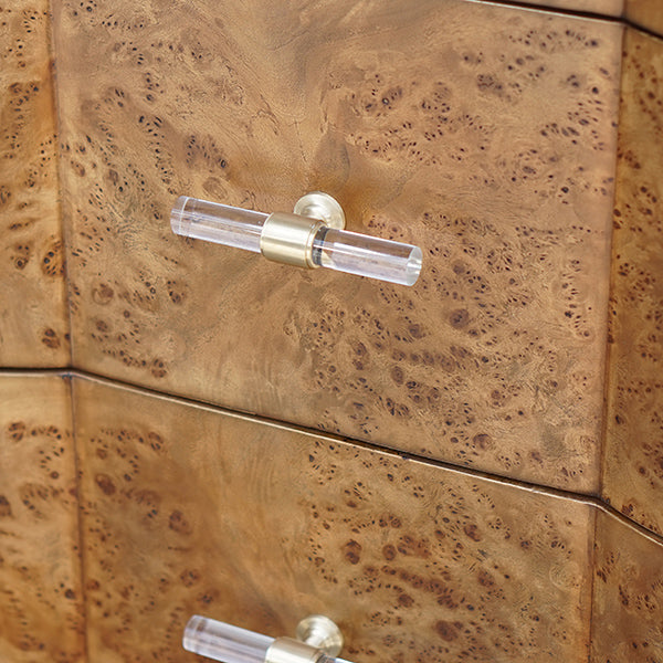 Plymouth Chest - Dark Burl Wood