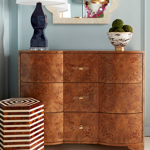 Plymouth Chest - Dark Burl Wood