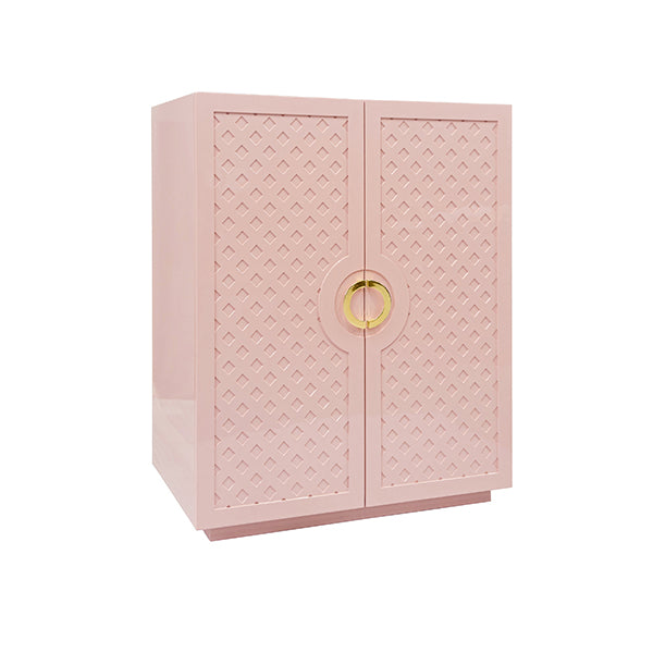 Poppy Cabinet Pink Lacquer