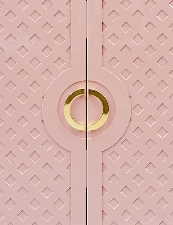 Poppy Cabinet Pink Lacquer