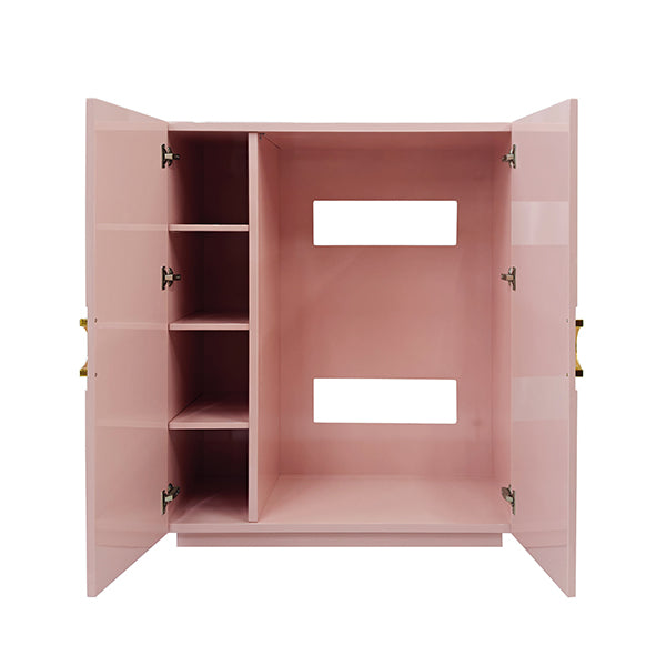 Poppy Cabinet Pink Lacquer