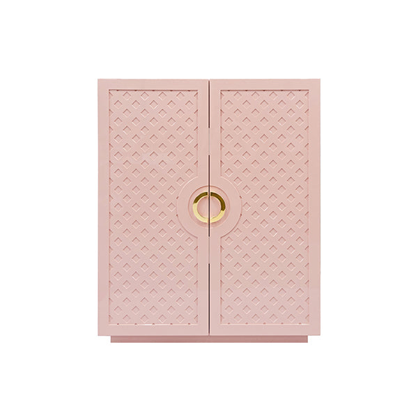 Poppy Cabinet Pink Lacquer