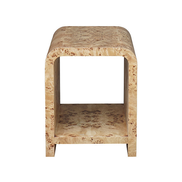 Putnam Side Table - Burl Wood