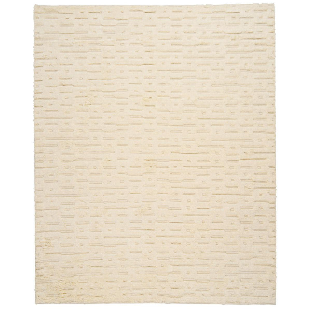 Abstract Ikat Rug - Ivory