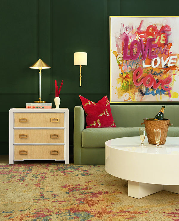 Oslo Coffee Table White Lacquer