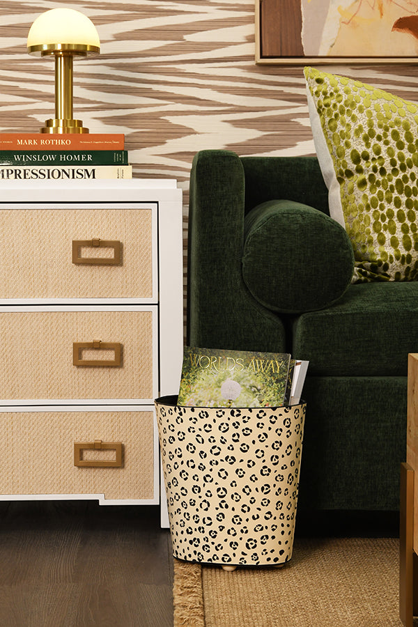 Radley Side Table - Natural Grasscloth