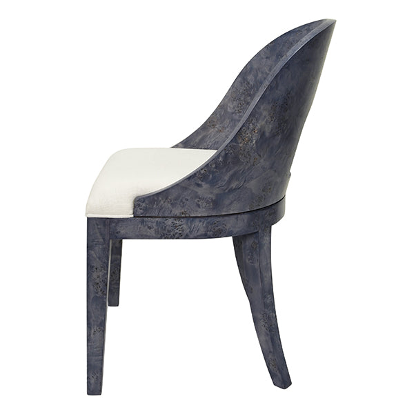 Rafferty Dining Chair - Navy Burl Wood