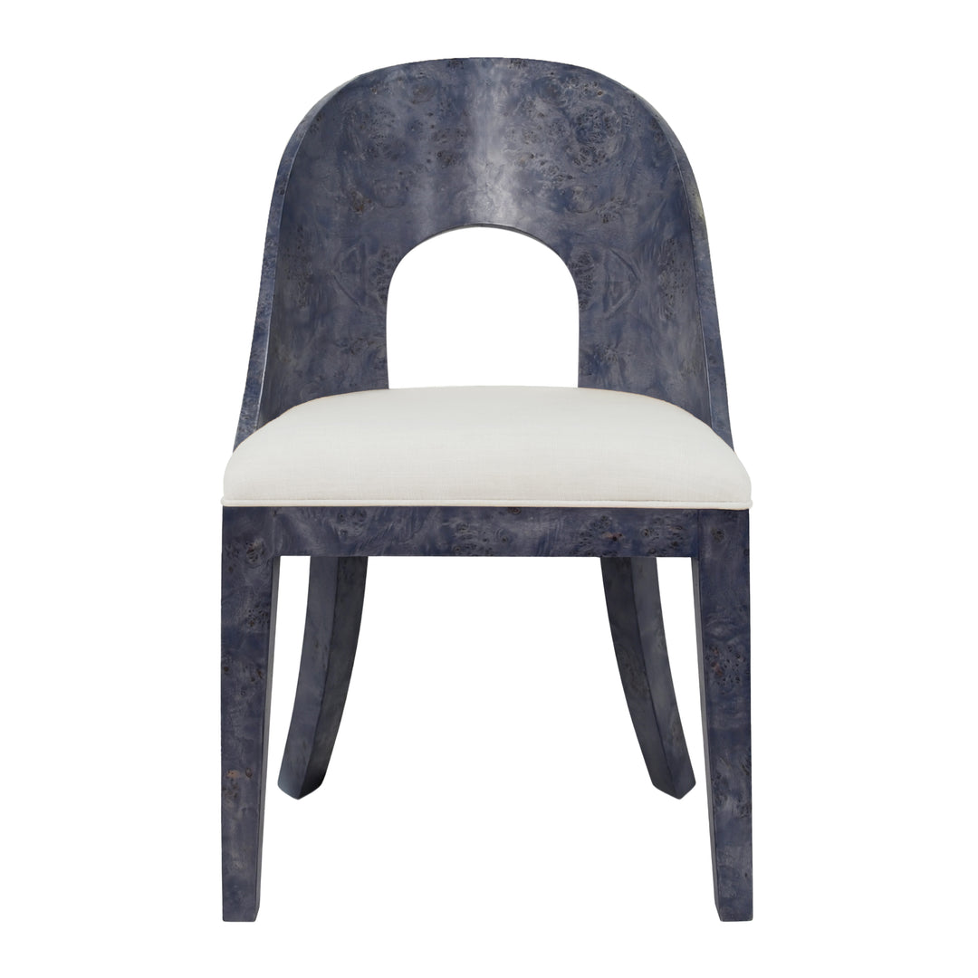 Rafferty Dining Chair - Navy Burl Wood