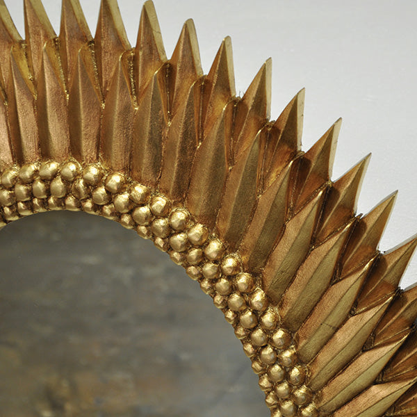 Rita Mirror - Gold Leaf