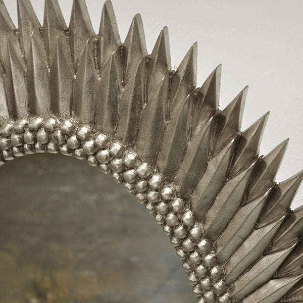 Rita Mirror - Silver Leaf