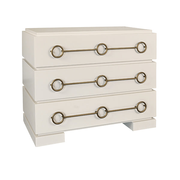Roderick Chest Antique White Lacquer
