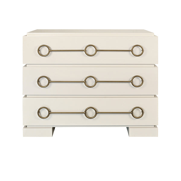 Roderick Chest Antique White Lacquer