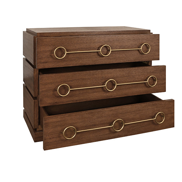 Roderick Chest Provincial Brown Oak