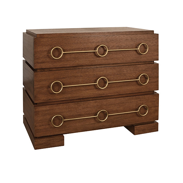 Roderick Chest Provincial Brown Oak