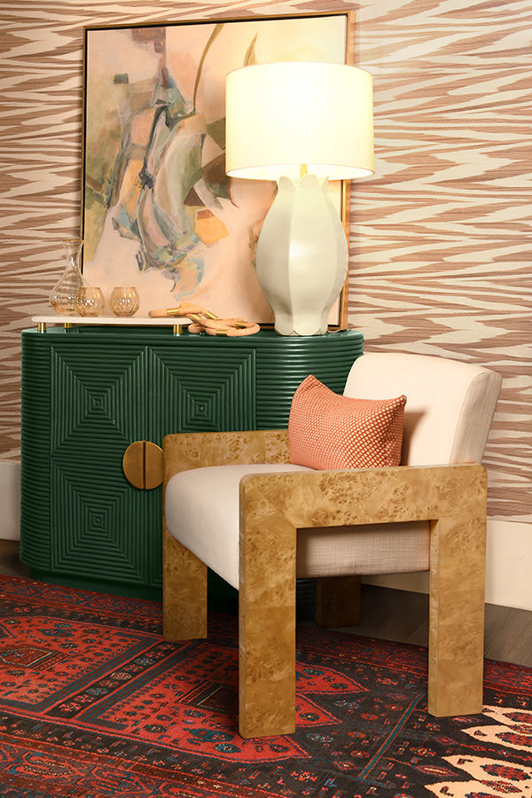 Astor Dining Chair- Burl Wood