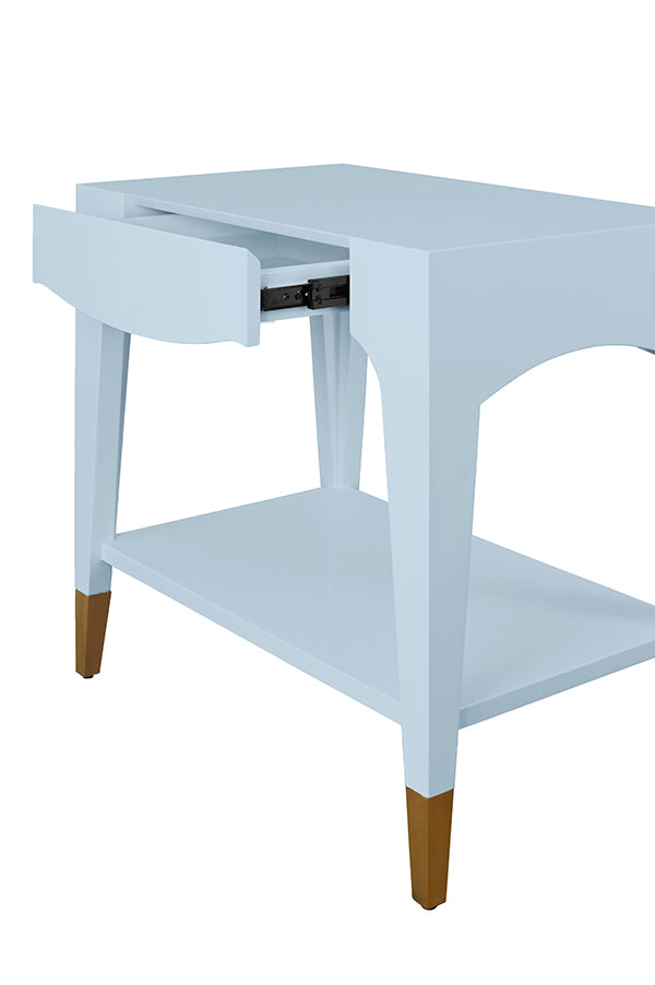Ronny Side Table Light Blue