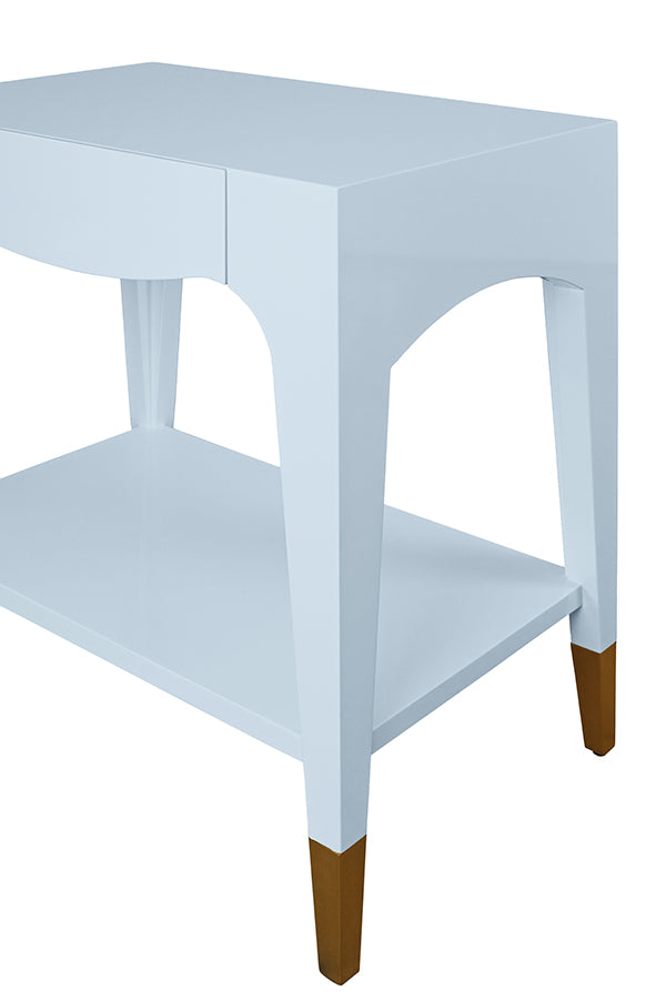 Ronny Side Table Light Blue