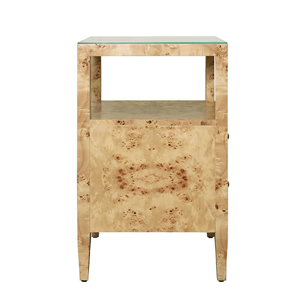 Roscoe Side Table - Burl Wood