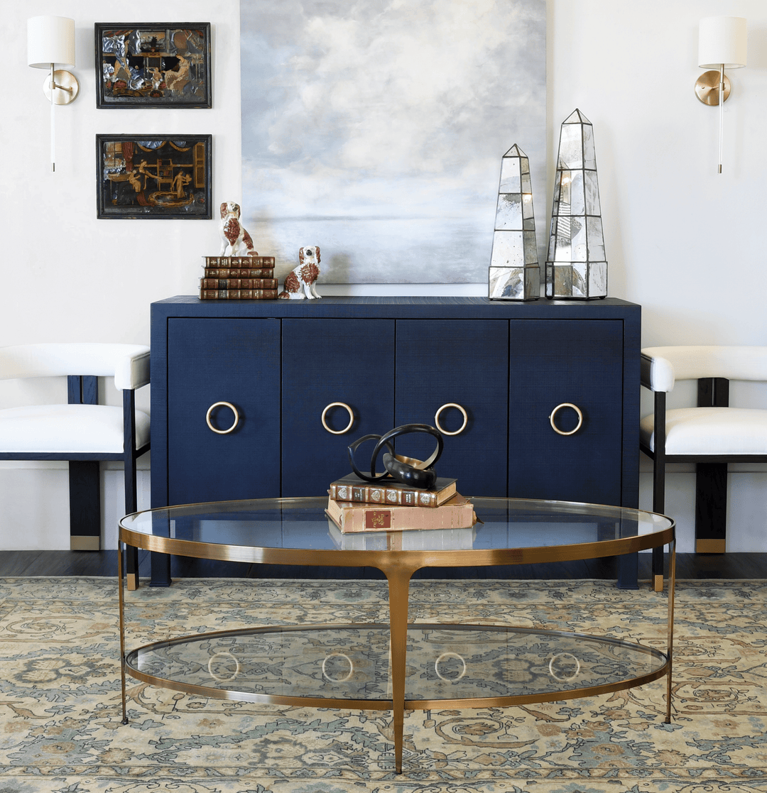 Brando Coffee Table - Antique Brass