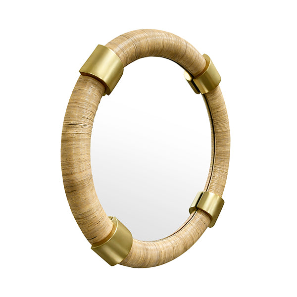 Saylor Rattan Mirror