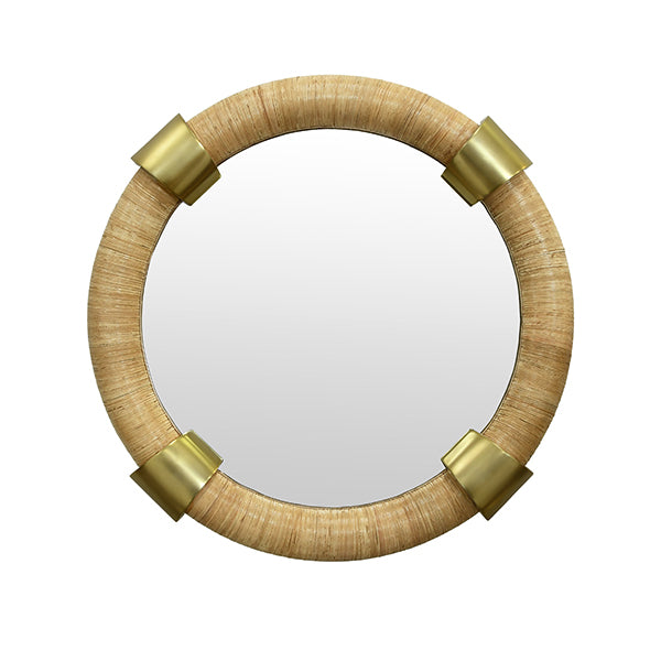 Saylor Rattan Mirror