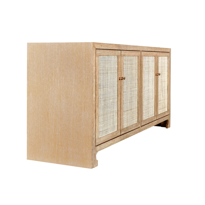 Sofia Cabinet - Cerused Oak