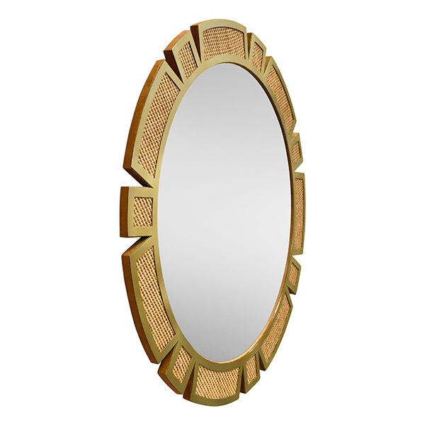 Sunday Rattan Mirror