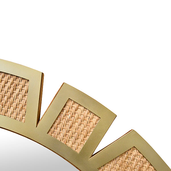 Sunday Rattan Mirror