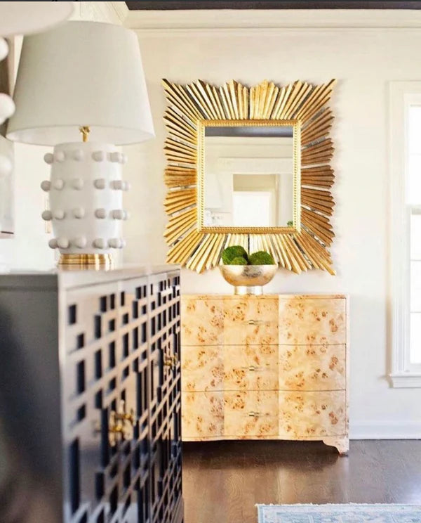 Raymond Mirror - Gold Leaf