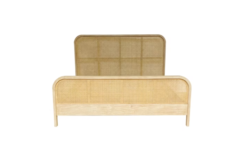 Fiora Natural Rattan Bed Queen