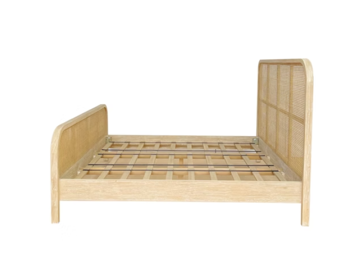 Fiora Natural Rattan Bed Queen