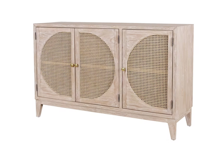 Olivia 3 Door Cabinet Natural