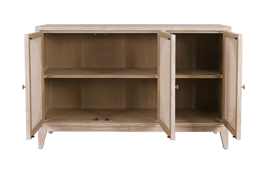 Olivia 3 Door Cabinet Natural