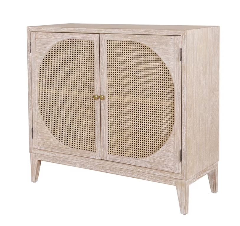 Olivia 2 Door Cabinet Natural