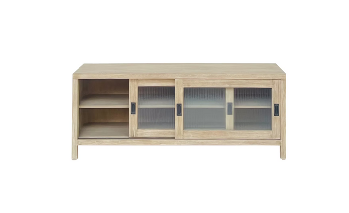 Kent 59" Low Media Cabinet Natural